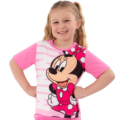 Disney Minnie Mouse Pajamas, Long Sleeve Girls Pajamas, Minnie Girls Pjs, Kids Pajama Set3