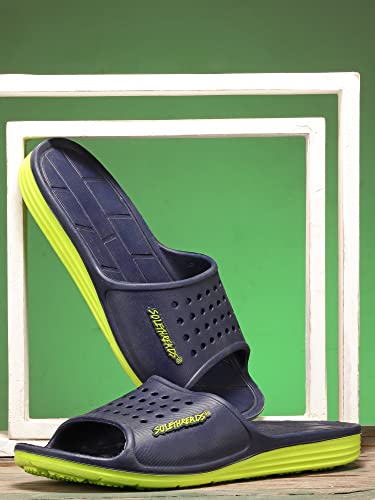 SOLETHREADS EXTRA COMFORT | Super Soft | Comfort | Cushion | Bounce Back | Durable | Embosed footbed | Outdoor | Flip Flops for Men