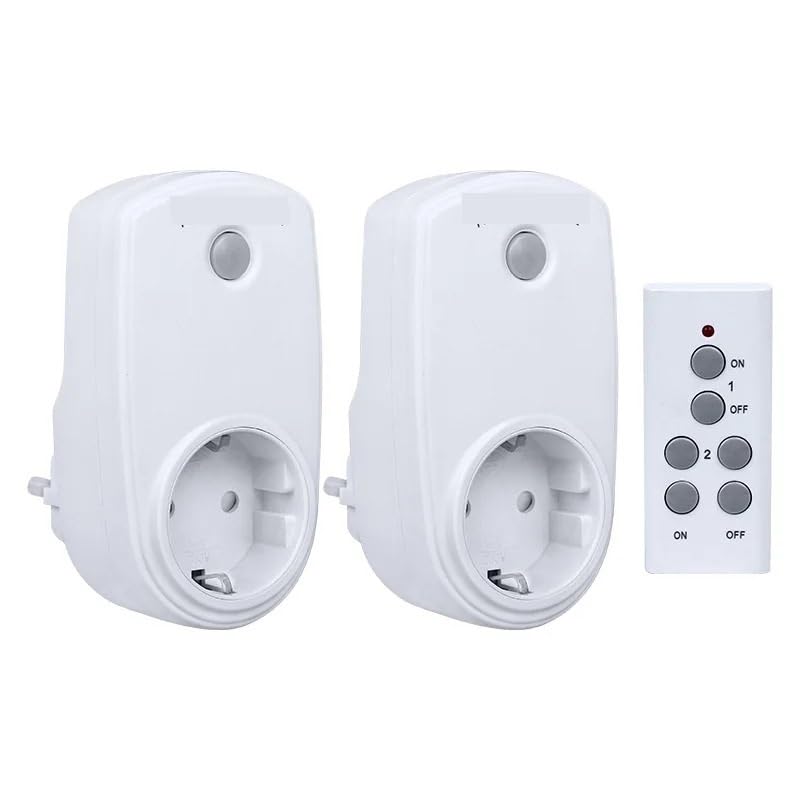 Wireless Smart Remote Control Socket Plug Power Outlet Light Switch Plug Socket Power Outlet Socket EU Plug with — view 3