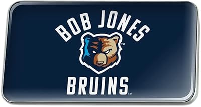 Bob Jones University Bruins Logo Metal Rectangle Lapel Hat Pin Tie Tack Pinback