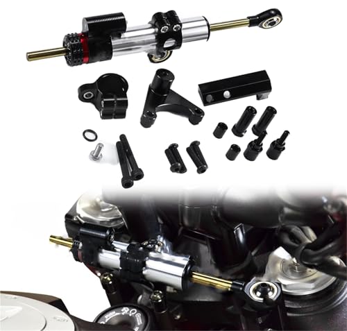Kit de fixation amortisseur de direction argent pour Ducati Hypermotard 950 2019