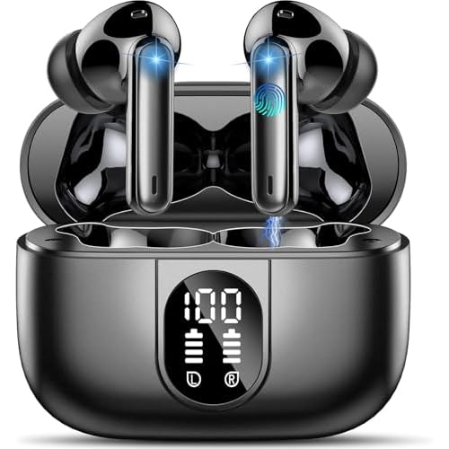AI Kopfhörer Übersetzer, 3-in-1Bluetooth 5.3 Echtzeit Sprachübersetzer Kopfhörer mit 164 Sprachen/6 Übersetzungsmodi, 40Std Übersetzer Ohrhörer mit ENC Mic und App für Lernen/Reisen/Business Schwarz