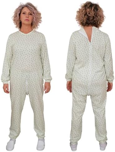 FERRUCCI COMFORT Pyjama sanitaire col rond avec fermeture éclair ...