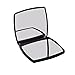 Direct Black Compact Vanity Makeup Mirror for Men, Women and Girls, Travel Cosmetic Mirrors for Pocket, Purse or Handbag Size 3.0