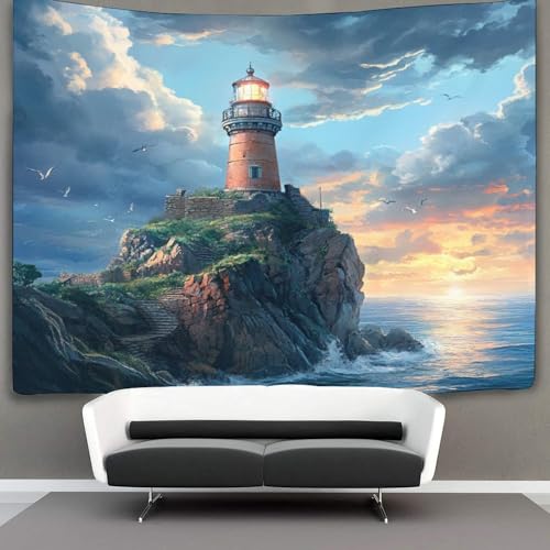 Couverture murale tour de guet pour masquer un mur vide sans percer