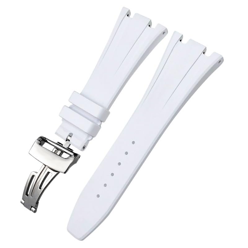 Bracelet de montre en caoutchouc fluoré 28mm silicone souple AP
