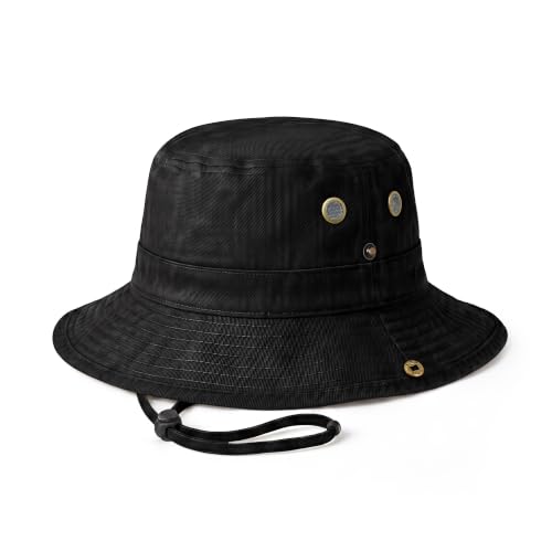 Image of Hot Summer Bucket Hat - Trendy Cotton Sun Hat for Beach, Golf, Fishing