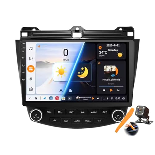 Radio 2 DIN CarPlay para Honda Accord 7 con sonido premium DSP y WiFi 5G