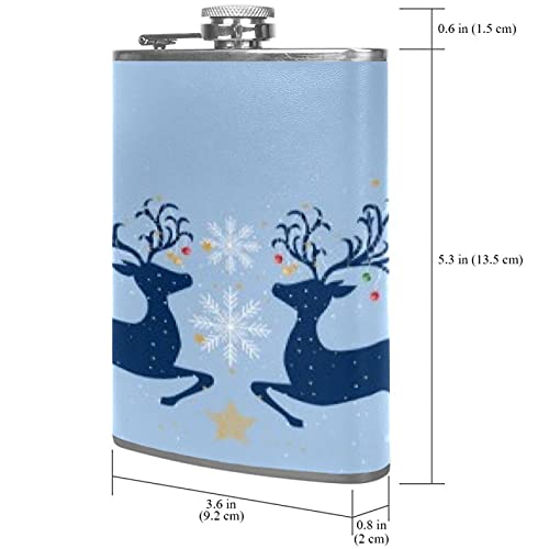 Flasque avec cerf de Noël, le cadeau idéal pour bar - 8