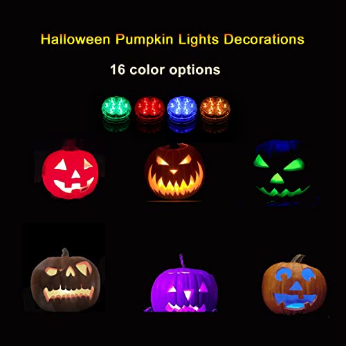 Kakissus Submersible Led Lights, Waterproof Pool Lights Hot Tub Lights Battery Operated Underwater Lights 16 Colors Changing Led Lights For Aquarium Bathtub Camping Pool Party 2-Pack #TOP6