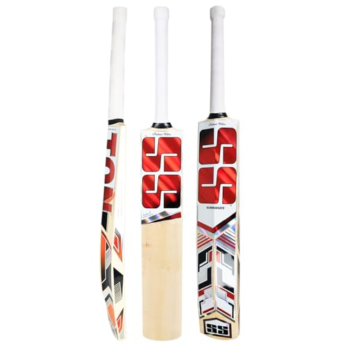 Image of SS master kw bat no 1 Grade 5 Kashmir Willow Cricket Bat ( Size: Size 1,Leather Ball )