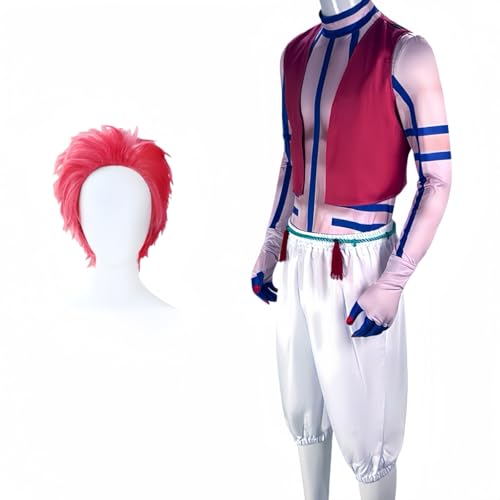 [Bshow] 猗窩座 コスプレ 大人 コスプレ衣装 メンズ 110 120 130 140 150 s m l xl xxl xxxl コスチューム 衣装 ウィッグ付き イベント ハロウィン 仮装 学園祭 文化祭 舞台 演出 イベント 万聖節 パーティー お誕生日 [並行輸入品]