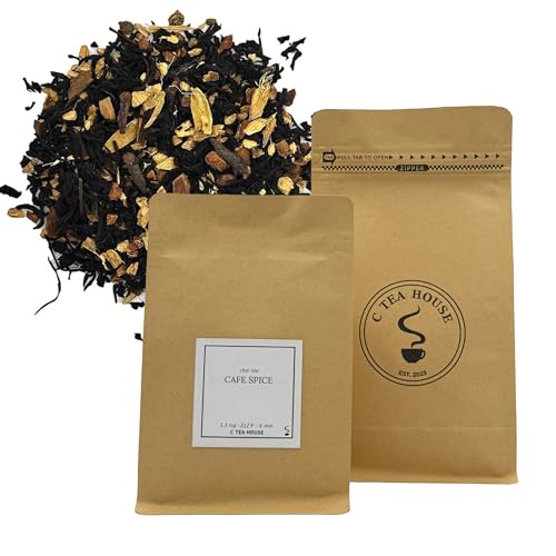 Té negro orgánico chocolate chai 142 g hoja suelta miniatura 4