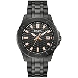 Bulova Orologio analogico al quarzo da uomo con cinturino in acciaio inox 98B438