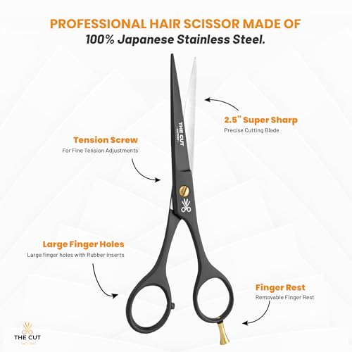 The Cut - Factory - B013 The Cut Factory- Hair Scissors And Barber Scissors Professional- 6.5 Inches Finest Stainless Steel Hair Cutting Scissors thumb #1