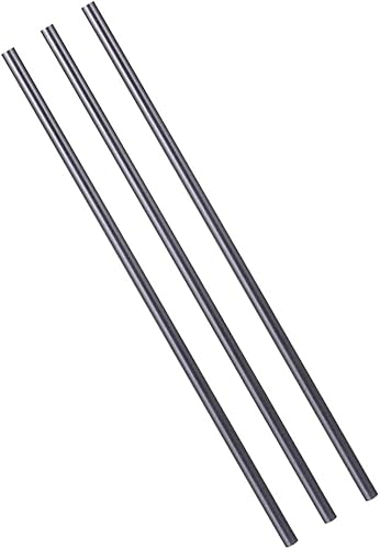 GOONSDS Electrodo de varilla de agitación de grafito, para fundición de fusión, refinación de crisol, oro, plata, latón, cobre, 0.315 in x 3.937 in,