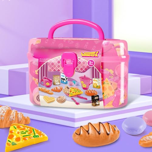 Accesorios de cocina de juguete Finge para niños con comida interactiva 3