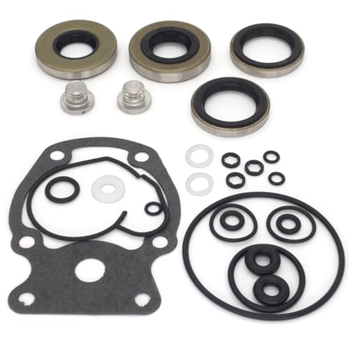 Image of 5007987 Marine Gearcase Lower Unit Seal Kit with E-Tec Drain Screws for Johnson Evinrude 15-30 HP Outboard Boat Motors replaces 396351 Sierra 18-8387