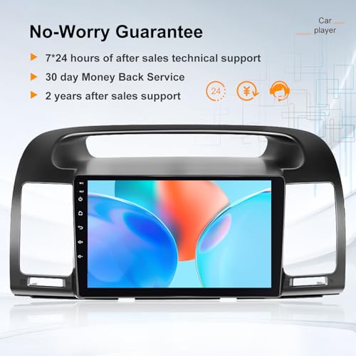 Radio Android 13 para Toyota Camry 2000-2006 con pantalla 9" miniatura 7