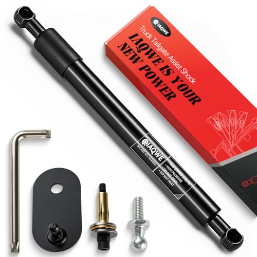 Image of IAQWE 43200 Truck Tailgate Assist Shock Kit for Ford F150 2004-2014 & Lincoln Mark LT 2006-2008, Slow Drop Pickup Tail Gate Accessories Damper Strut(No-Drilled Installation)