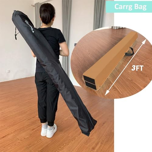 Image of Marfula 6 FT / 8 FT / 9 FT Folding Gymnastics Beam Foam Balance Floor Beam
