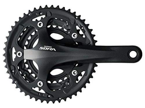 Shimano Sora 3503 165mm Chain Set - Black, 50/39/30 Teeth