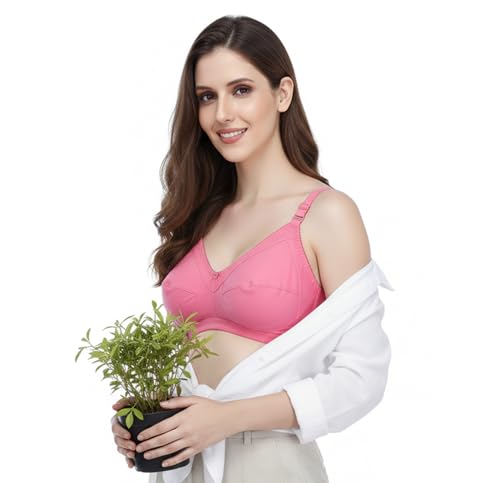 Image of Elina Women's Hosiery Non-Padded Wire Free Regular Bra