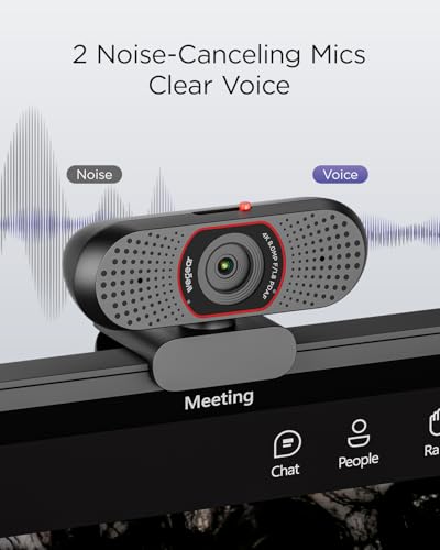 4K WeGear Webcam w/ Sony 1/2.55" Sensor, Autofocus & Dual Noise-Canceling Mics - image 5