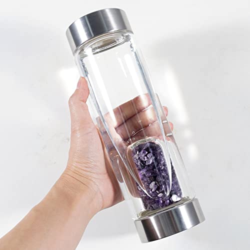 Soulnioi Crystal Glass Water Bottle Crystal - Image 4