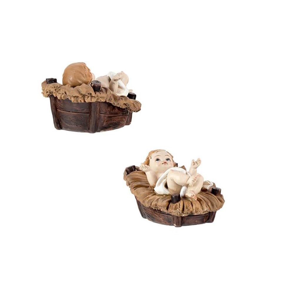Misterio Nacimiento Navidad Belén Infantil 11 Piezas 18 cm. Figura Resina Sagrada Familia