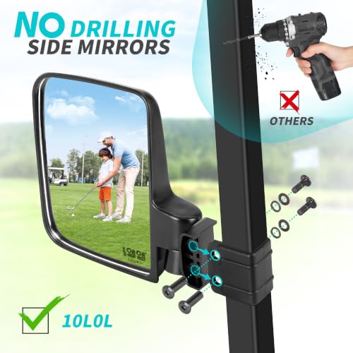 10L0L No-Drilling Side Mirrors