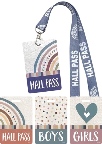 Image of Teacher Created Resources Everyone is Welcome Hall Pass Lanyards (TCR20323)