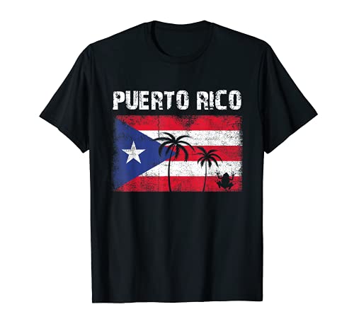 Puerto Rico Bandera Puertorriqueños Boricuas Camiseta