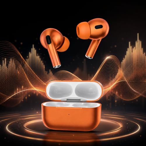 Image of J17 Fighter True Wireless Bluetooth Earbuds with HD Microphones, Touch Control, Deep Bass Stereo Sound, Fast Pairing, Charging Case, Sweat Resistant TWS Earphones for Android & iOS (Rose Gold)