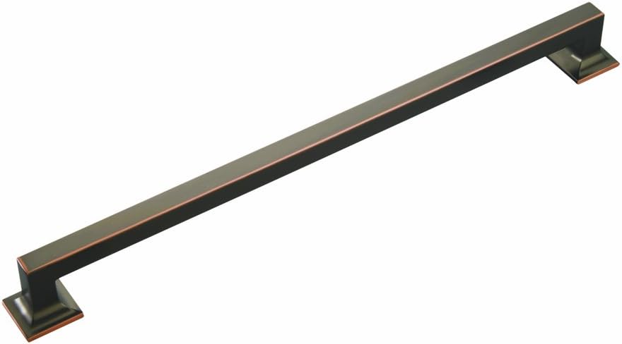Hickory Hardware Studio Collection Appliance Pull 18 Inch Center to Center Oil-Rubbed Bronze Highlighted Finish