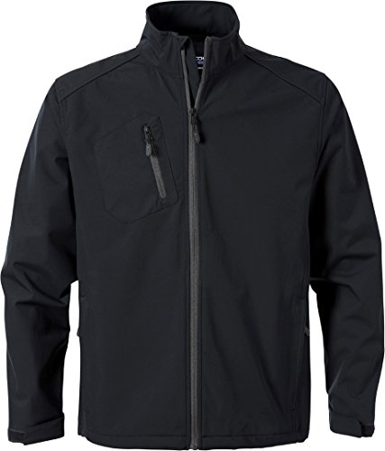 Softshell jacket Fristad Kansas 1476 veste noire coupe-vent respirante