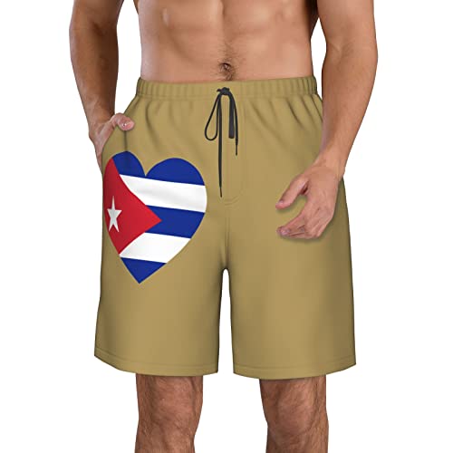 Short de plage avec poche et cordon de serrage imprimé drapeau gallois pour homme