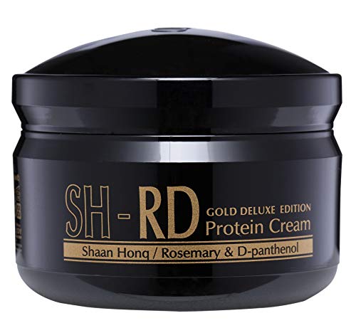 SH-RD Protein Cream Gold Deluxe Edition (2.71oz/80ml) Leave-in Treatment For Hair with Gold Leaf and Deep-Sea Water. UV Protection/Heat Protection/Chlorine Damage Protection.