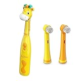Brusheez Children's Electronic Toothbrush Set Replacement Brush Heads 2 Pack - Jovie The Giraffe