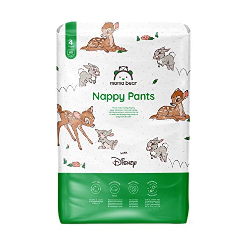 Mama Bear - Disney - 80 pañales braguita - Talla 4 (9-15 kg)