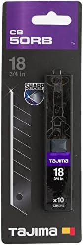 10 Lame Razar Black Tajima Nera Al Teflon Mm 18