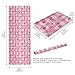 ALAZA Pink Checkered Background Cherry Bow Pattern Yoga Mat Non Slip Fitness Exercise Mat, Workout Mat for Yoga, Pilates and Floor Exercises
