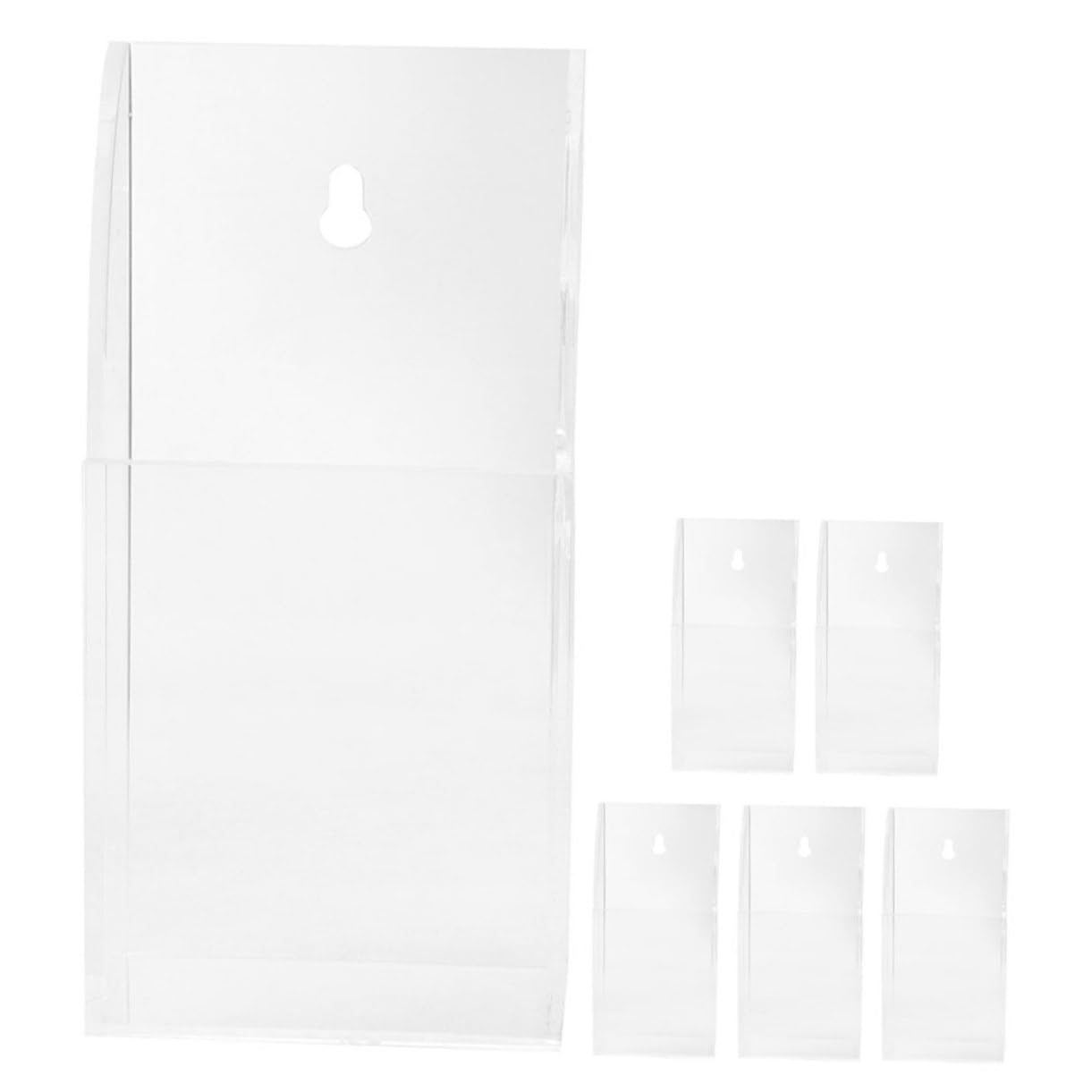 6pezzi Organizer Da Muro Per Telecomandi e Telefono Per Alberghi e Case Soluzione Salvaspazio Per Tenere Ordine Telecomandi Facilita Accesso e La Ricerca