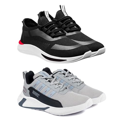 Image of BRUTON Combo Pack of 2 Sneakers Casual Shoes
