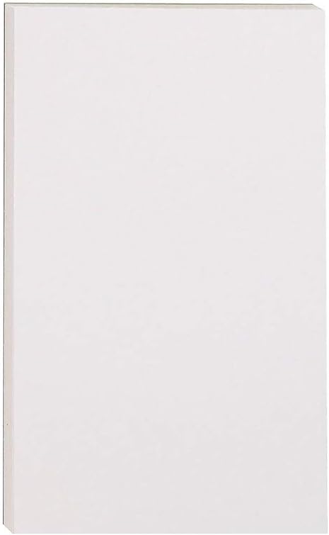 Staples Glue-Top Notepads, 5 x 8, White