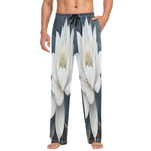Pantalon de pyjama pour homme multicolore taille L avec poches