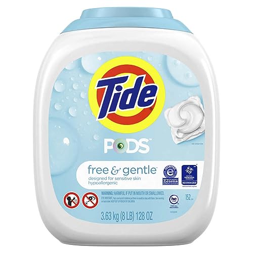 Image of Tide Pods Free and Gentle 152 Pacs