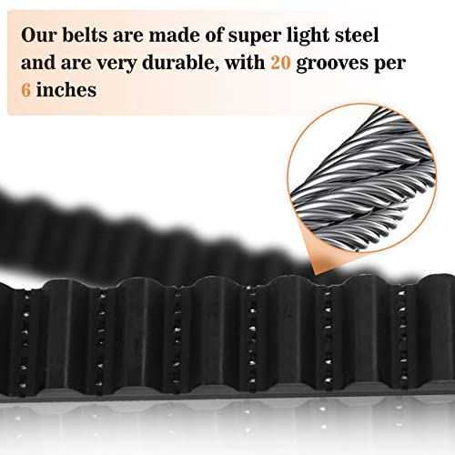 Image of Vanesa 41A5250 Belt for 7 Ft High Garage Door, 237 inch Garage Door Opener Belt | 41A5250 Drive Belt Compatible with liftMaster /chamberlain /Whisper Models HD920EV, WD822KD, 248739, 248754, HD900D, HD520EV