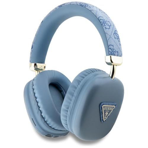 CG Mobile Guess Bluetooth 4G Triangle Logo Over Ear Headphones (Blue)
