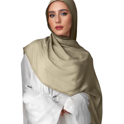 ANKOMINA Women's Gradient Color Cotton Hijab Scarf Soft Muslim Head Wraps Shawls Fahion Islamic Long Scarves2